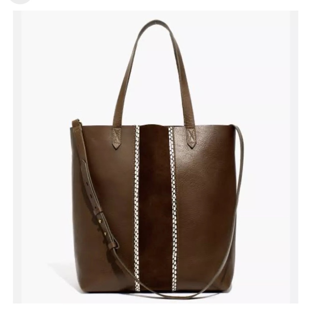 Madewell Medium Transport Tote - Suede Inset